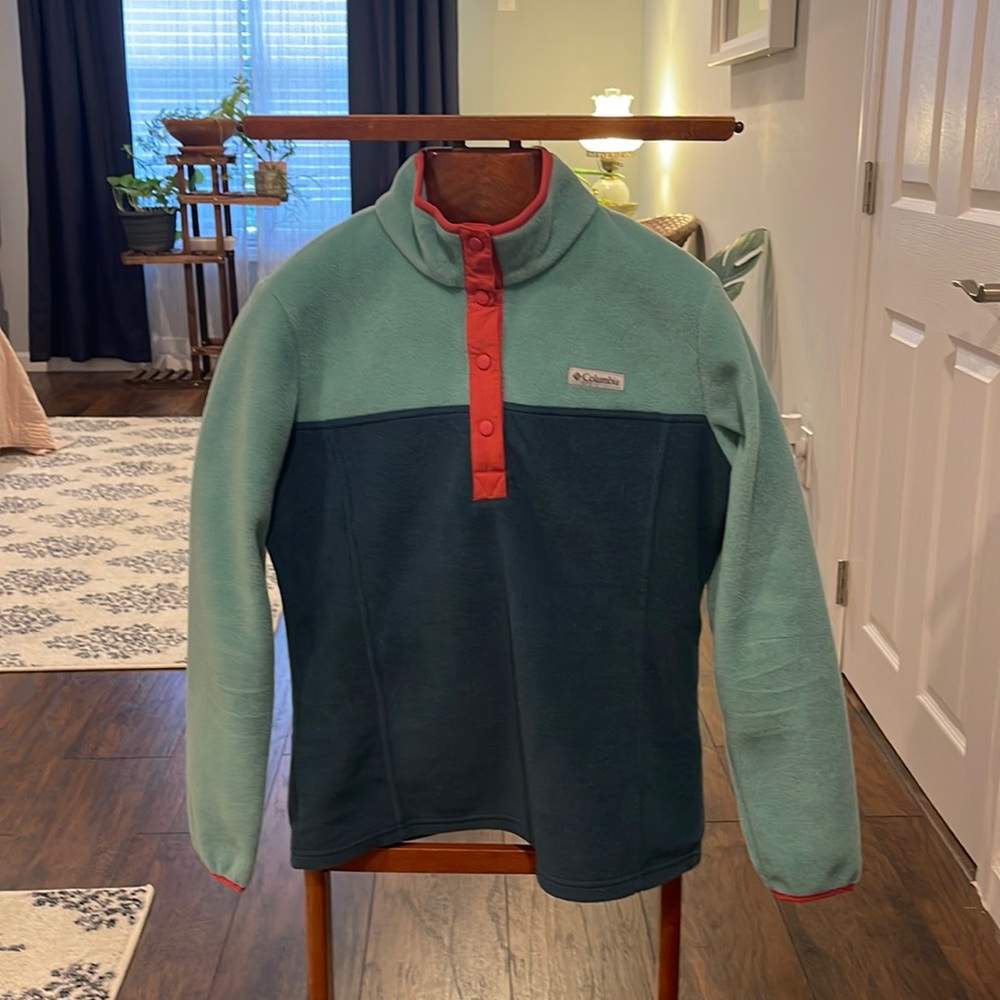 Columbia Women’s Fleece Half Snap Pullover sz PM